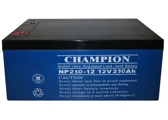 China Champion Battery  12V 250Ah NP250-12 Lead Acid AGM Battery VRLA Battery, SLA Battery