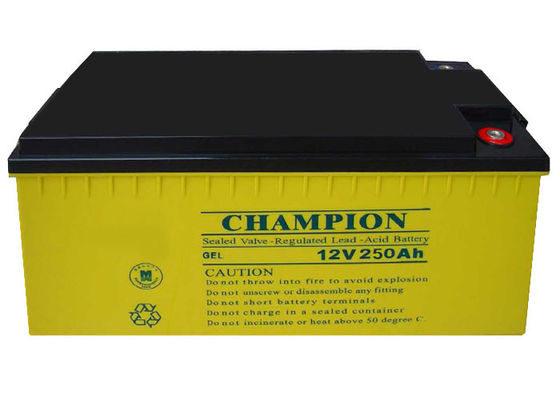 China Champion Battery  12V 250AH NP250-12-G Sealed Lead Acid GEL Battery, Solar Battery, Deep Cycle Battery