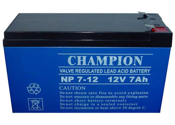 China Champion UPS Battery 12V 7Ah NP7-12 Lead Acid AGM Battery VRLA Battery, SLA Battery